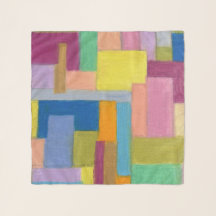 Lenço de Chiffon Patchwork de Alegria