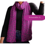 Echarpe Leopard Pattern-Magenta-<br><div class="desc">Apresentando nossa Trendy Magenta Leopard Print Chiffon Scarf - onde elegância encontra estilo selvagem. Elevem sua coleção acessória com este lenço leve com uma vibrante impressão leopardo na mais recente matiz magenta. Torne-a única e exclusivamente sua adicionando personalização - um toque perfeito para um presente pensativo e na moda. Quer...</div>