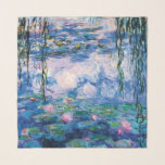 Echarpe Lírios de água de Monet<br><div class="desc">Visite minha loja para obter um design mais interessante e mais opções de cores => zazzle.com/iwheels*</div>