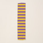 Echarpe Listras roxas e Dourados<br><div class="desc">Arte digital abstrata do roxo e das listras do ouro</div>