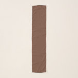 Echarpe Mocha Brown Solid Color | Clássico | Elegante<br><div class="desc">Mocha Brown Solid Color | Forragens castanhas | Clássico | Elegante | Evolução | NA MODA | Design profissional</div>