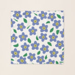 Echarpe Moderno Esquece-Me De Não Scarf, Escarpas Florais<br><div class="desc">Não me esqueça de cachecol.</div>