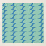 Echarpe Na moda de Brilho Verde Azul Geométrico<br><div class="desc">Adicione um toque ousado e na moda ao seu guarda-roupa com este cachecol geométrico inspirado por retroinspiração em tons de azul. Apresentando um padrão moderno do século médio com um apelo eterno, este acessório leve é perfeito para camadas, visto casual ou uma declaração de moda única. Um presente de excelente...</div>