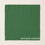 Echarpe Nome de cor verde do Monster delicioso<br><div class="desc">Nome de cor verde do Monster delicioso</div>