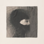 Echarpe Odilon Redon Armor. Face das mulheres escuras / Si<br><div class="desc">O cachecol "Armor" de Odilon Redon. Arte simbolista.</div>