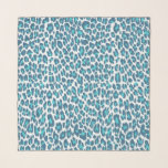 Echarpe Padrão Azul-Leopardo Impressão Animal Chiffon Scar<br><div class="desc">Tendy Blue Leopard Pattern Impressão Chiffon Scarf. Parte de uma coleção.</div>