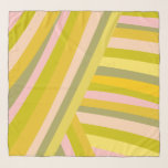 Echarpe Padrão Brilhante de distribuição de citros moderno<br><div class="desc">Este padrão divertido apresenta formas e listras simples em uma paleta de cores brilhantes e vibrantes de verde limão de verão,  amarelo-limão e rosa.</div>