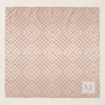 Echarpe Padrão de luxo Rosa Dourado personalizado<br><div class="desc">Rosa de padrão de luxo design personalizado Dourado. Você é bem-vindo a visitar minha loja para produtos mais bonitos.</div>