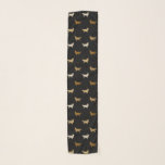 Echarpe Padrão de Silhouettes do ouro Retriever<br><div class="desc">Ouro Lover's Scarf</div>