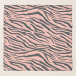 Echarpe Padrão de zebra rosa-rosa do Pastel preto chic<br><div class="desc">O cachecol-chic-chiffon com um padrão de zebra na moda-off-black e pastel rosa. Design elegante e elegante. Desenvolvido exclusivamente para você pelo Happy Dolphin Studio. Se precisar de ajuda ou produtos correspondentes,  entre em contato conosco em happydolphinstudio@outlook.com.</div>