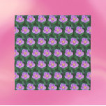 Echarpe Padrão Floral Anemone Japonês Rosa<br><div class="desc">Destaque o seu guarda-roupa com este cachecol quadrado,  puro chiffon,  que mostra a imagem fotográfica de uma flor cor-de-rosa Anêmona Japonesa impressa num padrão repetitivo. Um design floral adorável! As cores incluem rosa e verde. Selecione o tamanho do seu cachecol.</div>