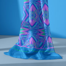 Padrão Tribal Rosa e Azul