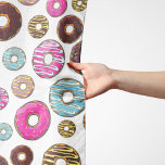 Echarpe Padrões De Rosquinhas, Rosquinhas Coloridas, Prens<br><div class="desc">Um padrão bonito,  divertido e adorável com rosquinhas coloridas. Presente moderno e moderno,  perfeito para o amante da rosquinha em sua vida.</div>