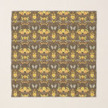 Echarpe Pancas, aves e borboletas amarelas<br><div class="desc">Papel de parede de jardim pintado à mão com pânico,  lírios,  corações sangrando flores,  folhas,  pássaros e borboletas. Padrão sem costura</div>