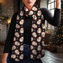 Papai Noel Vintage Natal Preto