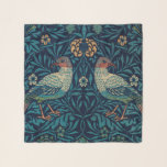 Echarpe Pássaros William Morris. Padrão de colheita do ani<br><div class="desc">William Morris,  lenço "Birds". Padrão de colheita do animal azul.</div>