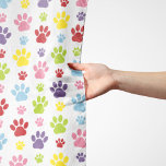Echarpe Peças Coloridas, Padrões De Pata, Patas De Cães, I<br><div class="desc">Padrão bonito,  divertido e adorável com patas coloridas. Presente moderno e moderno,  perfeito para o amante do cão em sua vida.</div>