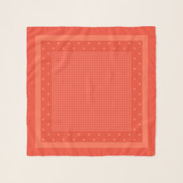 Echarpe Persimmons de Tendência de Cor de primavera e Scar