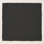 Echarpe Preto<br><div class="desc">Chiffon Scarf de cor sólida preta por Gerson Ramos.</div>