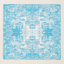 "Santorini" - Chiffon Scarf