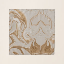 Echarpe Sepia Latte Mínimo Marble