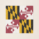 Echarpe Sinalizador do Estado de Maryland<br><div class="desc">Bandeira Patriótica do estado de Maryland.</div>