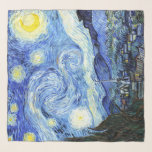 Echarpe Starry Night Van Gogh Impressionismo Chiffon Scarf<br><div class="desc">A linda     Impressionismvintage fina pintura     artística de The Starry Night,  de Vincent Van Gogh,            está neste Chiffon Scarf.  A imagem é dominio público devido a direitos autorais expirados.</div>