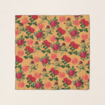 Echarpe Tomate Girl Aestic Vintage Dourado Monograma<br><div class="desc">Se você está vivendo sua melhor vida de Tomato Girl,  então esses vintage impressão monogramas vegetais são perfeitos para seu estilo de vida leisuamente! Com um padrão de rosa chic e tomate,  esses são acessórios confortáveis e chicos.</div>