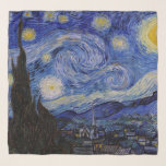 Echarpe Vincent Van Gogh - A noite de Starry<br><div class="desc">A Noite Estrelada / La nuit etoilee - Vincent Van Gogh em 1889</div>