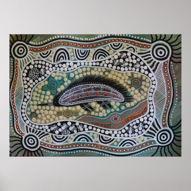 Echidna Dreaming Poster (Frente)