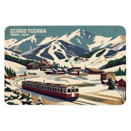 Echigo Yuzawa 越後湯沢 Niigata 新潟 - ímã de geladeira