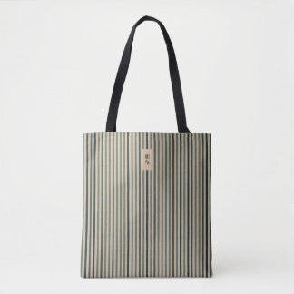 Echo Traça Tote Bag - Faixa Verde Macha