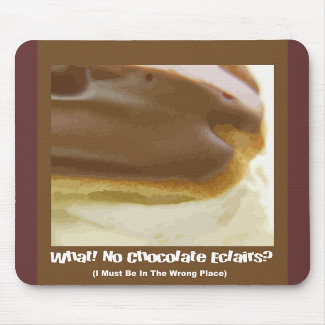 Eclair de chocolate Mousepad (Frente)