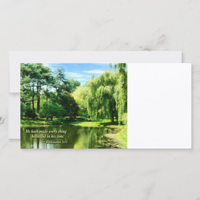 Eclesiastes 3 11 Ele Fez Tudo Beleza (Frente)