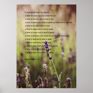 Eclesiastes Verse Poster
