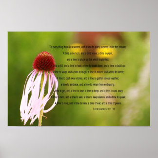 Eclesiastes Verses Poster
