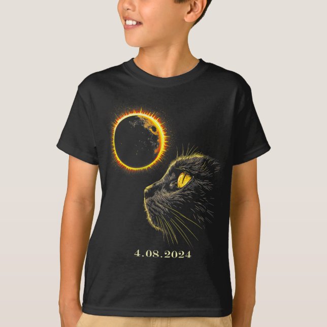 Eclipse Solar 2024 Camisa Total Eclipse 8 de abril (Frente)