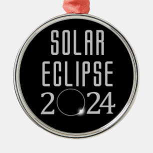 Eclipse Solar 2024 Ornamento Comemorativo