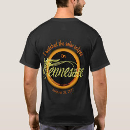 Eclipse Solar Assistido Camisas Masculinas da TN