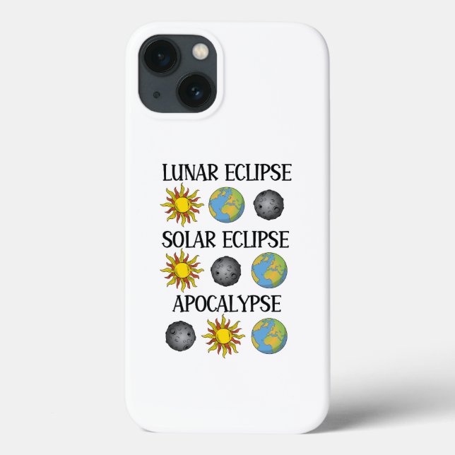 Eclipse Solar Eclipse Solar Apocalypse Espaço Engr (Verso)