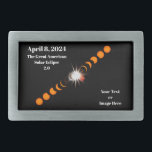 Eclipse Solar Total 2024<br><div class="desc">Você planeja ver o Eclipse Solar Total 2024? Então avise ao mundo que você estará lá e que será incrível. Esse design consiste em imagens sequenciais de um eclipse solar total em andamento, mostrando o efeito anel de diamante no centro, com a data "8 de abril. 2024" e as palavras...</div>
