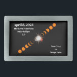Eclipse Solar Total 2024<br><div class="desc">Você planeja ver o Eclipse Solar Total 2024? Então avise ao mundo que você estará lá e que será incrível. Esse design consiste em imagens sequenciais de um eclipse solar total em andamento, mostrando o efeito anel de diamante no centro, com a data "8 de abril. 2024" e as palavras...</div>