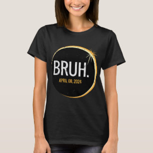 Eclipse Solar Total 2024 8 de Abril Camiseta Mascu