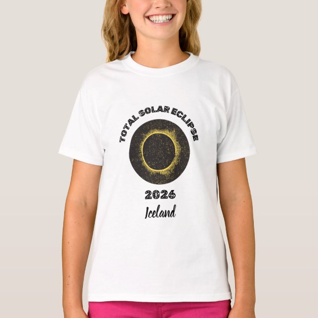 Eclipse Solar Total 2026 Camiseta Totality Girls (Frente)