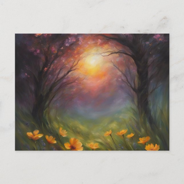 Eclipse Total do CARTÃO POSTAL Personalizado do So (Frente)