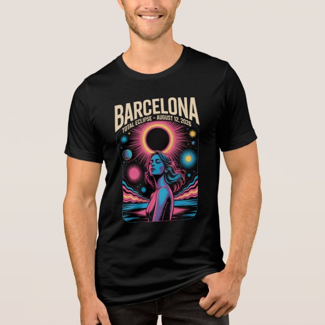 Eclipse Total do Sol 12 de Agosto de 2026 Barcelon (Frente)
