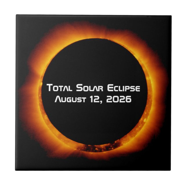 Eclipse Total do Sol de 2026 (Frente)