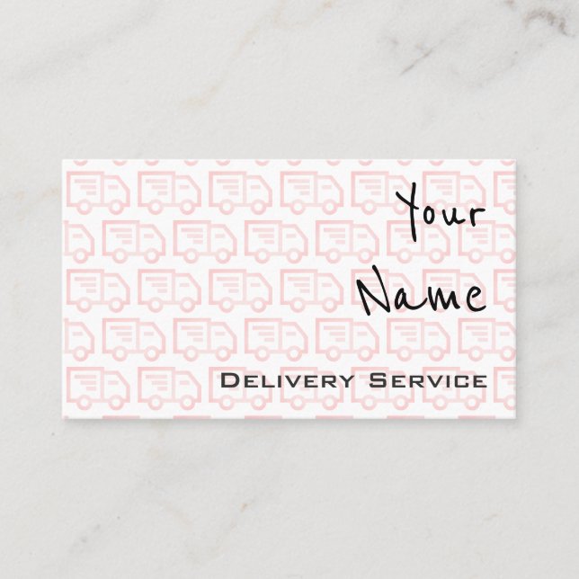 "Ecoa" cartões de visitas da entrega (Frente)