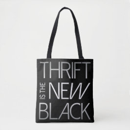 Economia é o Novo Preto Bolsa Tote Moderna