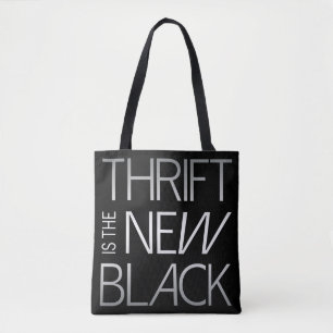 Economia é o Novo Preto Bolsa Tote Moderna